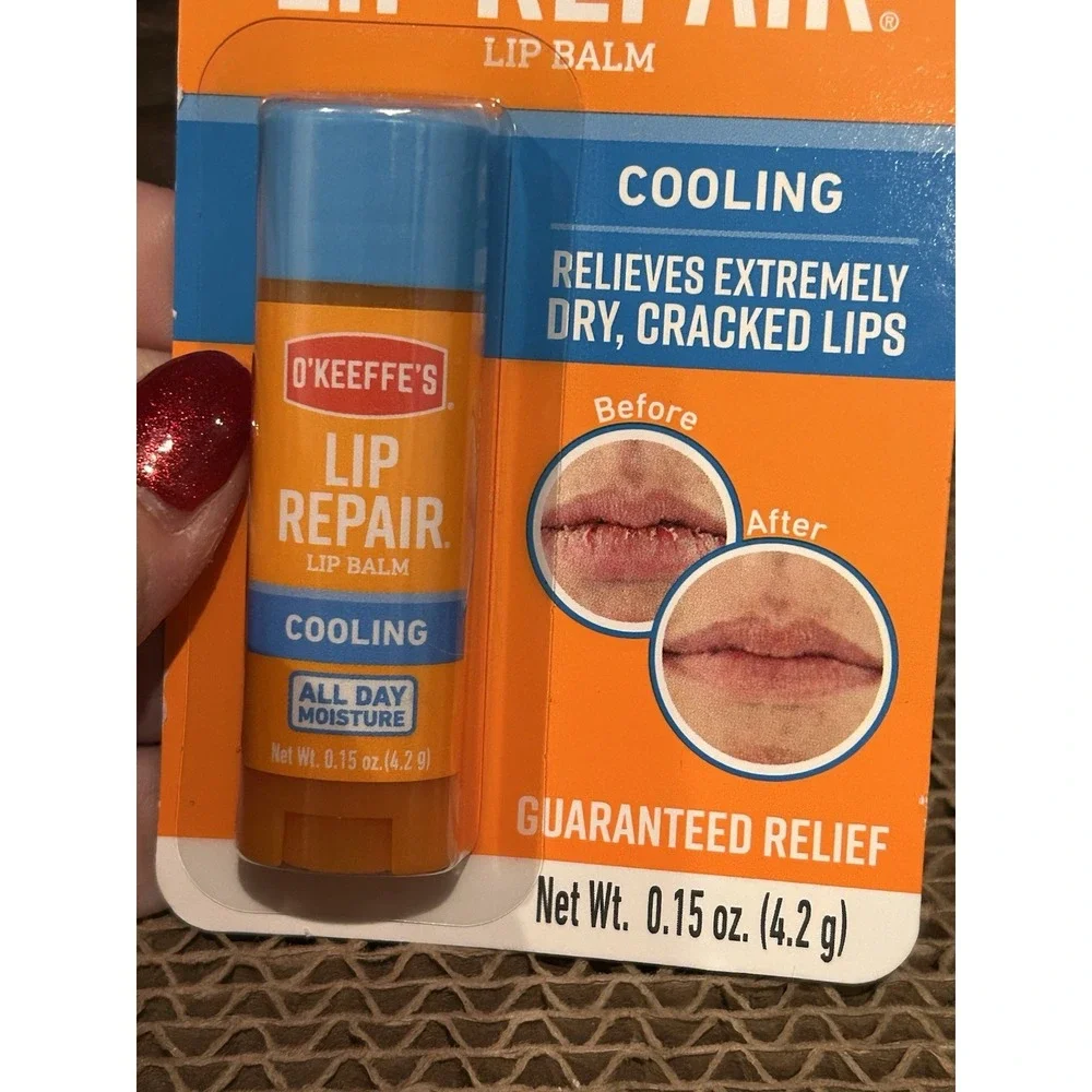 O'Keeffe'S Lip Repair Lip Balm with Cooling Relief for Dry, Cracked Lips - Stick